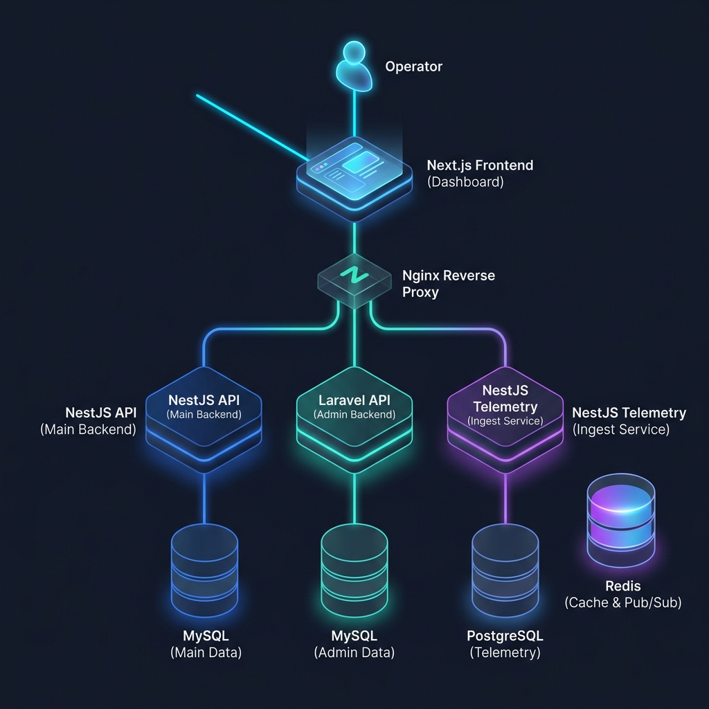 Diagram Arsitektur Sistem Kita